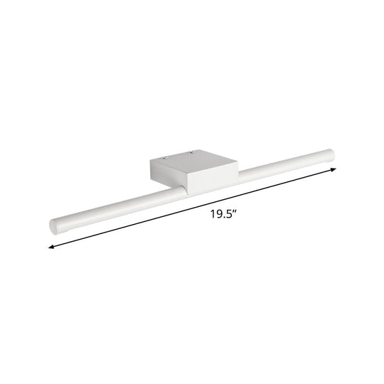 Pole Vanity Lighting: Modern Led Wall Mount Light In Warm/White Multiple Length Options