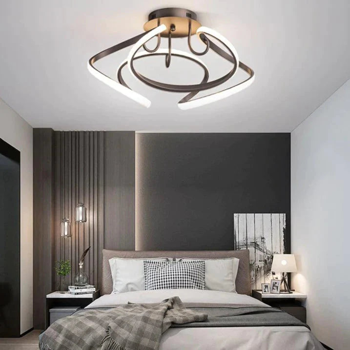 New Modern Simple Led Bedroom Ceiling Lamp