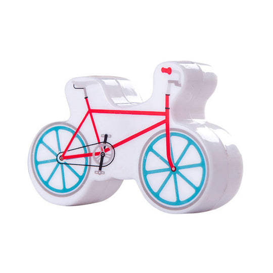 Red Kids Bike Lamp: Led Bedside Wall Light For Boys Rooms With Plug