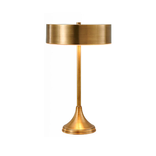 Laëtitia - Metallic Table Light Colonial Brass Finish Bedside Lighting