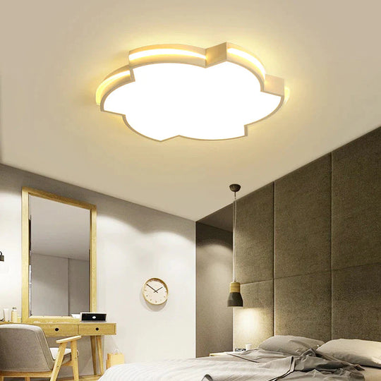 Led Ceiling Lamp Pattern Simple Modern Creative Bedroom Lamp