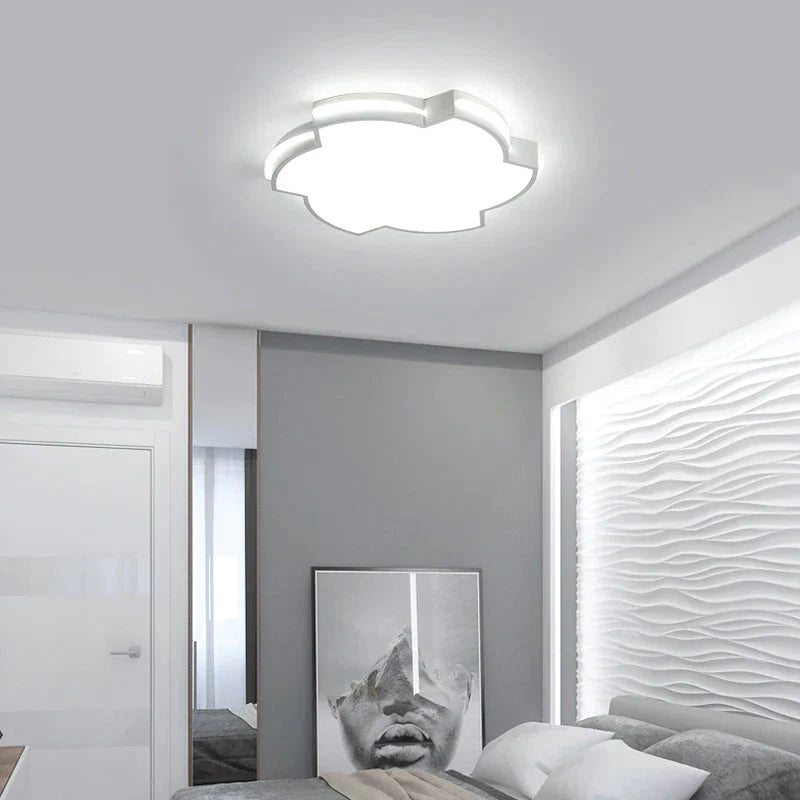 Led Ceiling Lamp Pattern Simple Modern Creative Bedroom Lamp