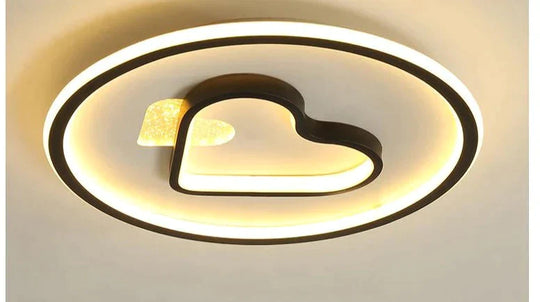 Modern Minimalist Bedroom Love Led Ceiling Lamp