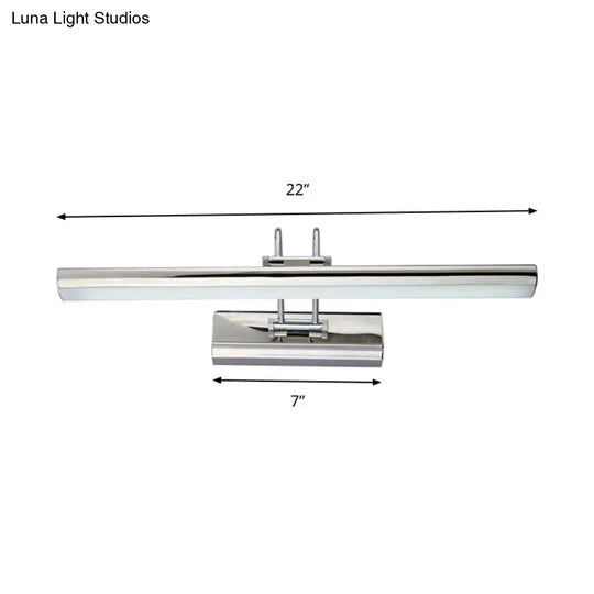 16/22 Led Bathroom Vanity Mirror Light With Aluminum Frame - Modern Style White/Warm Lighting