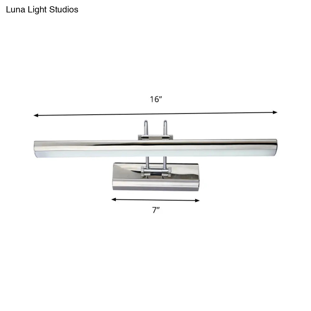 16/22 Led Bathroom Vanity Mirror Light With Aluminum Frame - Modern Style White/Warm Lighting