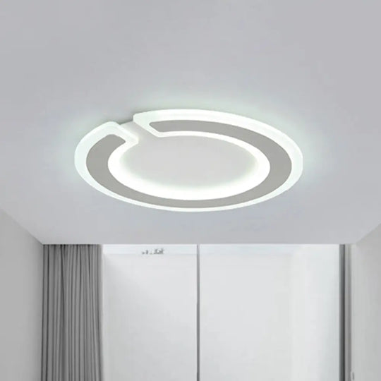 16.5’/20.5’ Dia Round Ceiling Lamp - Simple & Elegant Led Flushmount Lighting In