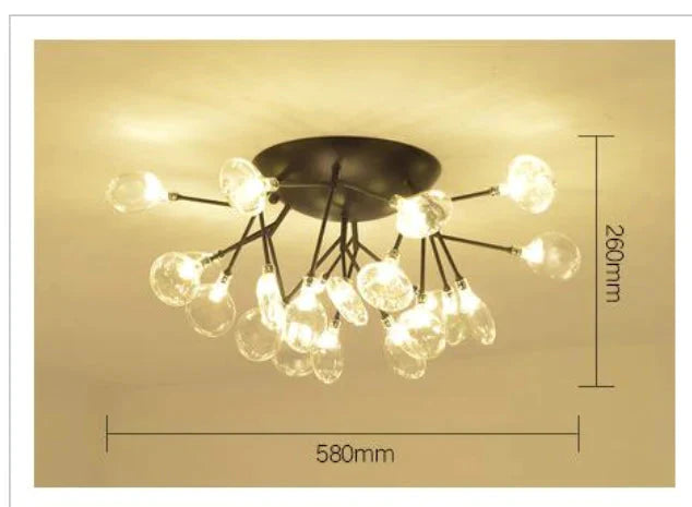Nordic Fireflies Ceiling Lamp