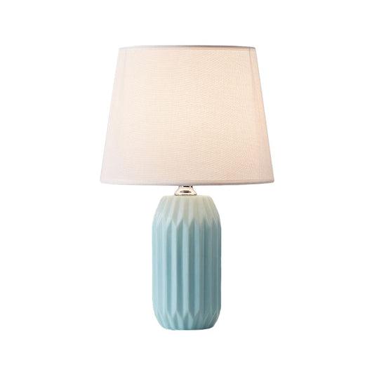 Nordic Cone Reading Light | 1-Head Nightstand Lamp Pink/Blue/Lemon Green Ceramic Base