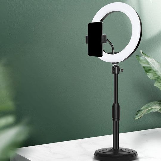 Black Led Make-Up Lamp With Phone Holder And Flash Light / Usb B