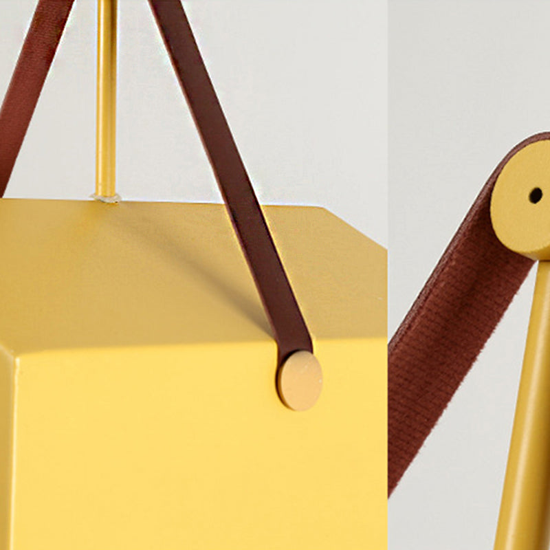 Undertint Bag Pendant Light - Macaron Loft Metal Hanging For Cafes
