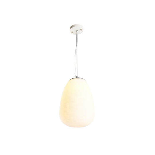 Nordic Pendant Light - Stylish Opal Glass Suspension For Office & Kitchen Island
