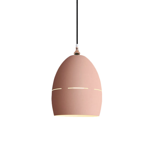 Macaron Loft Metal Oval Suspension Light - Stylish Hanging Light for Dining Room