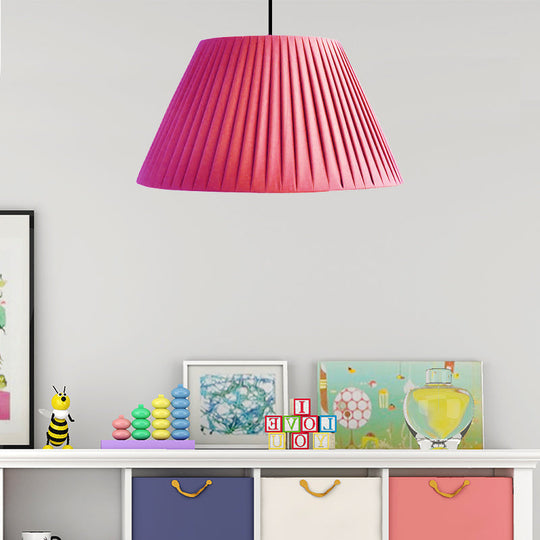 Foldable Fabric Hanging Pendant Lamp - Perfect For Girls Bedroom