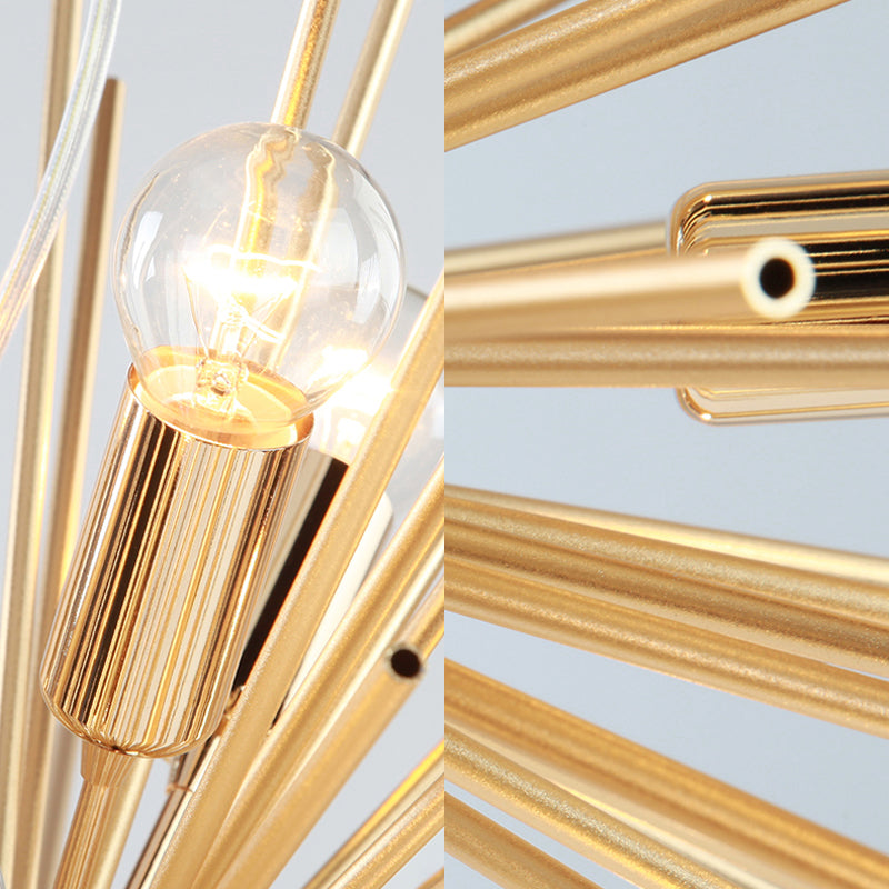 Modern Metal Led Gold Sputnik Chandelier Pendant Light 20.5/22.5 Diameter
