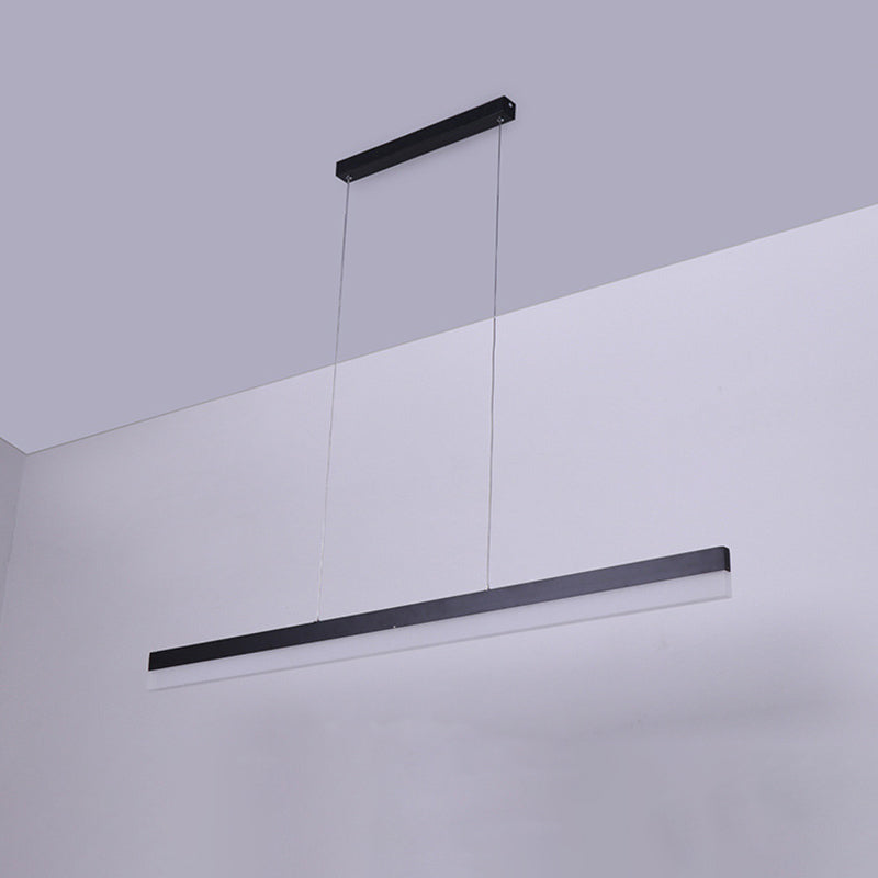 Minimalistic Linear Acrylic Down Lighting Bar Pendant Light