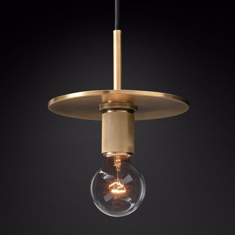 Traditional Metal Hanging Globe Light - Black/Brass/Chrome Finish Ceiling Suspension Lamp For Living