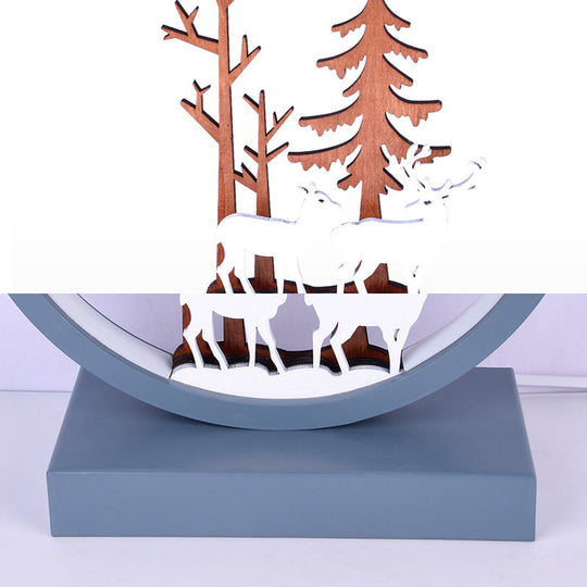 Contemporary Acrylic Deer Wall Sconce For Childs Bedroom