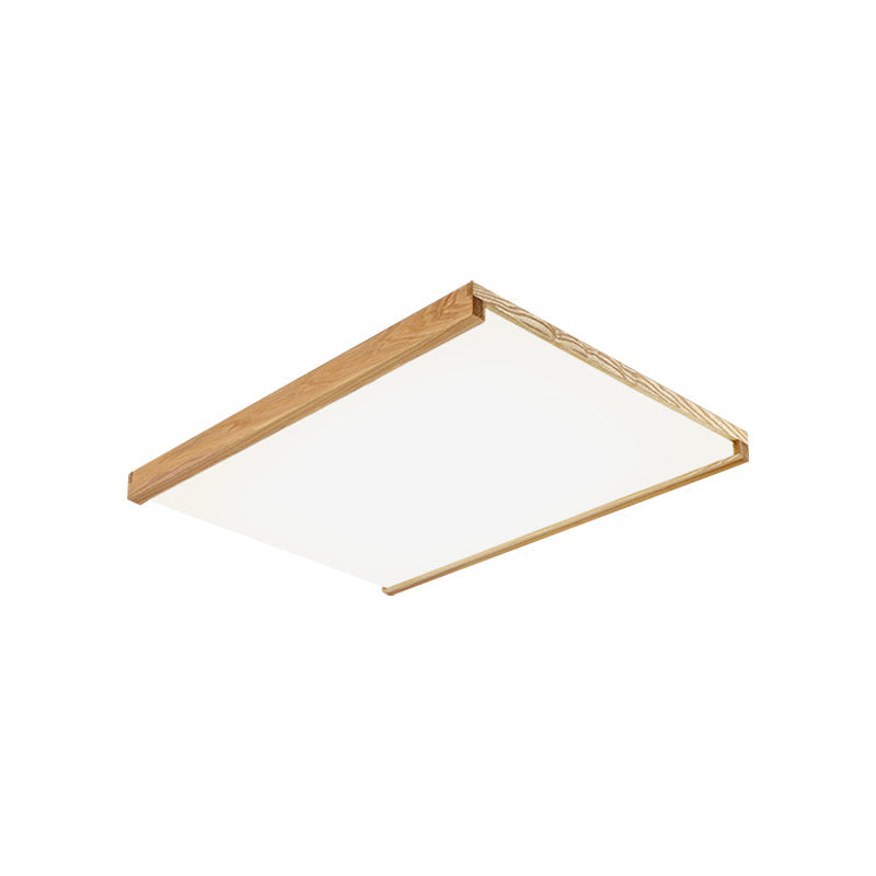 Nordic Square Flushmount Led Ceiling Light In Warm/White - 14.5/25.5/38 Wide Acrylic Fixture For