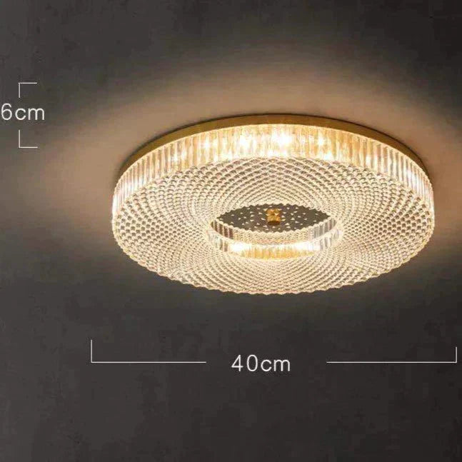 Round Light In The Bedroom Led Ceiling Lamp 40Cm Tricolor Light