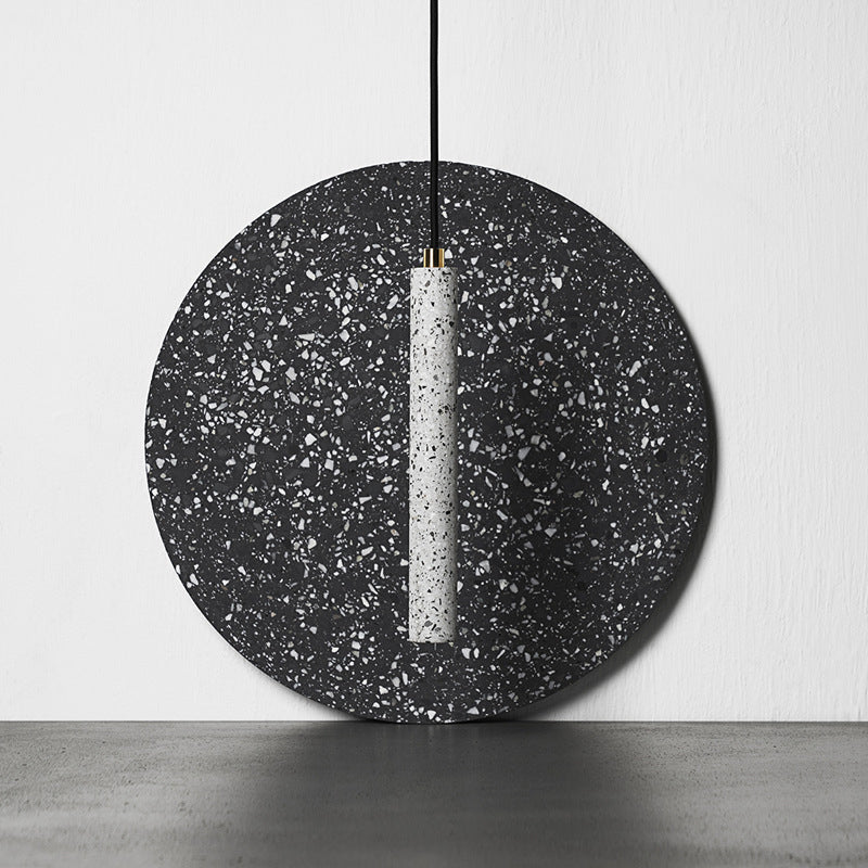 Nordic Cylindrical Pendulum Light Hanging Pendant In White/Black White / 10 Lighting