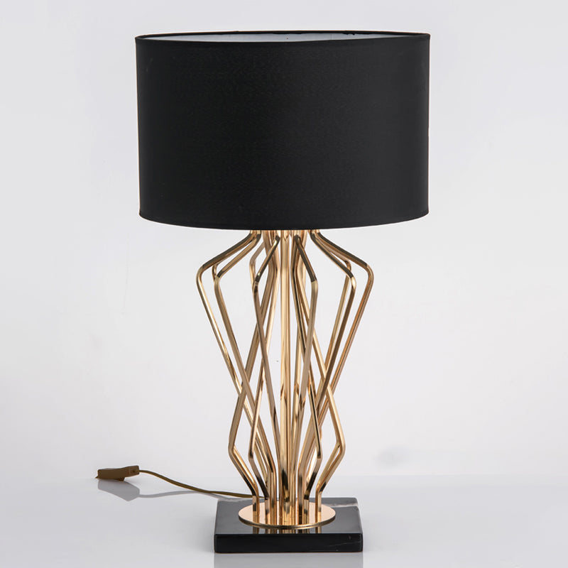 Noémie - Gold Finish Hourglass Night Light Table Lamp