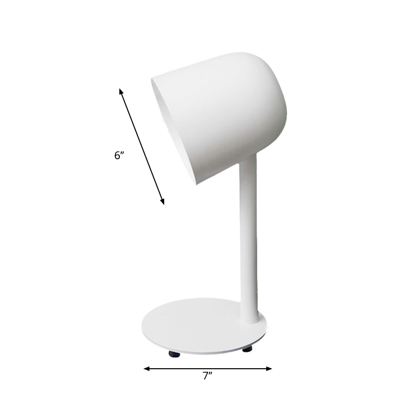 Macaron Loft Desk Lamp - Kindergarten Dormitory Cup Light Sleek Metal Design