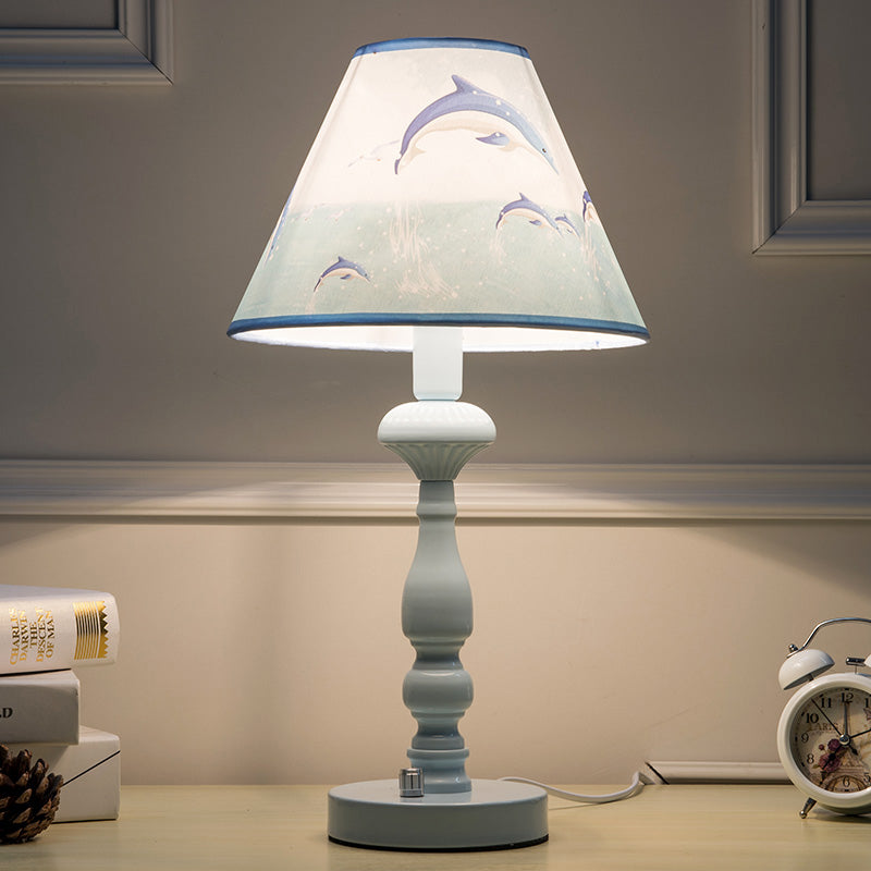 Blue Dolphin Desk Light: Fun Contemporary Reading Light For Kids Bedroom
