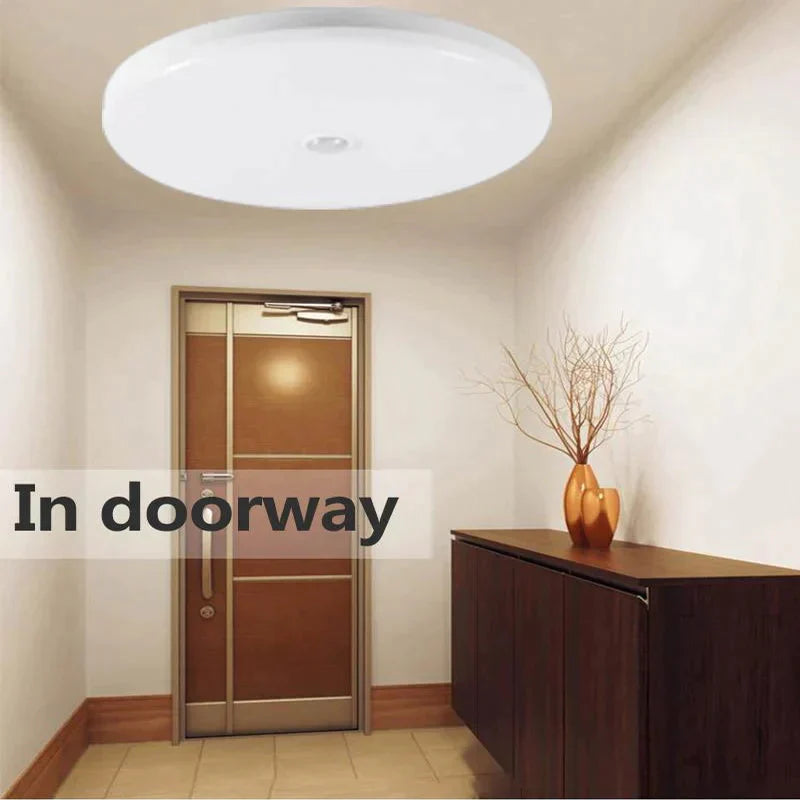 Smart Led Ceiling Lights 12W 18W Pir Motion Sensor Lamp Lighting For Living Room Hallway Stairway