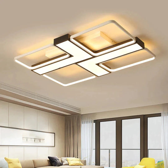 Modern Led Acrylic Lamp Ceiling For Living Room 10-20Square Meters Dimmable Lighting Fixtures Plafond Home Lampe Mavesan