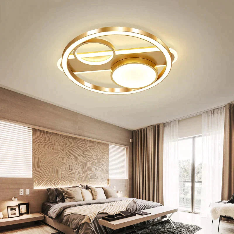 Nordic Bedroom Lamp Led Ceiling Room Lighting Simple Modern Creative Warm Romantic Light Luxury