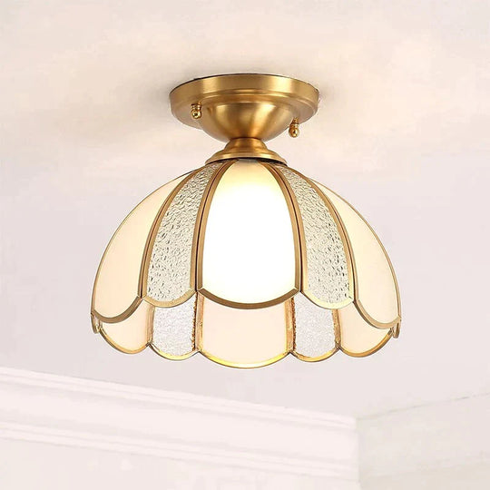 Modern Led Ceiling Lights With Glass Lampshade Plafonnier Led Living Room Bedroom Design Vintage