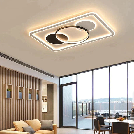 Modern Acrylic Ceiling Lights For Bedroom Support Remote Control Lustre Led Surface Mount Lamps