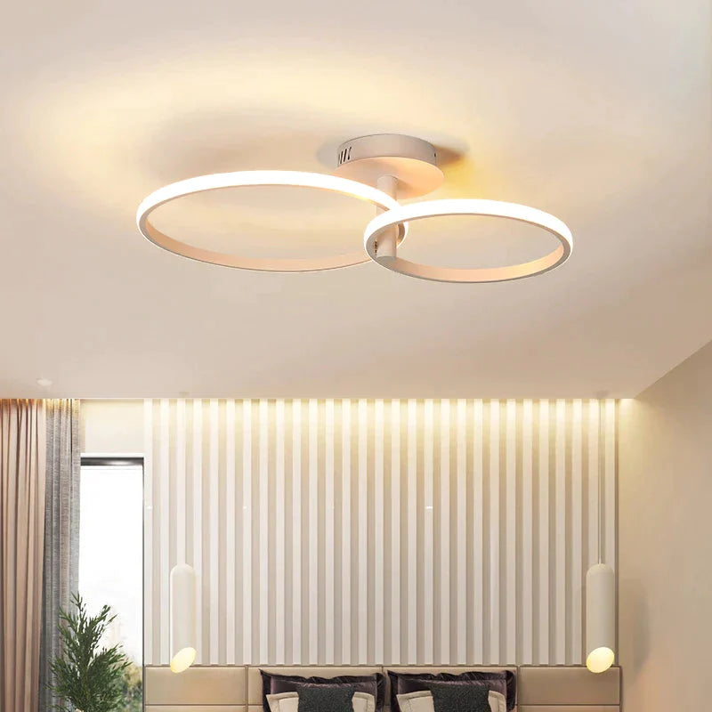 New Design LED Ceiling Light For Living Room Dining Bedroom White Coffee Finnished Indoor Home Lighting Fixture Lamparas De Techo