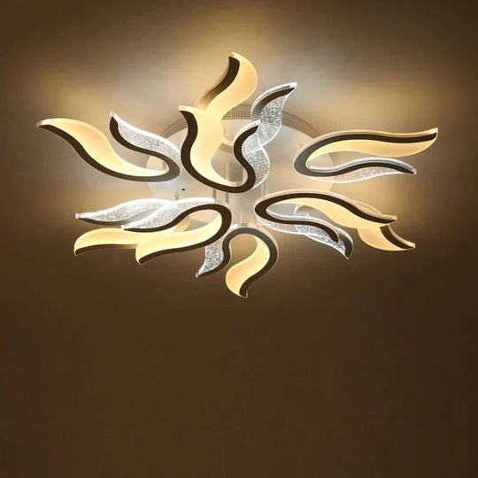 Modern New Acrylic Led ceiling Chandelier lights white color For Living Room Bedroom chandelier lighting lampadario led