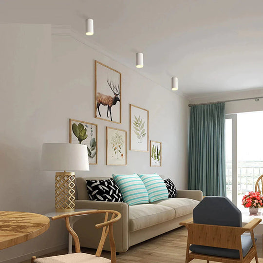 LED Ceiling light 8*15cm Mounting Surface ceiling lamp 10W Cylinder for Foyer/Balcony/Corridor/Bedroom/Restaurant