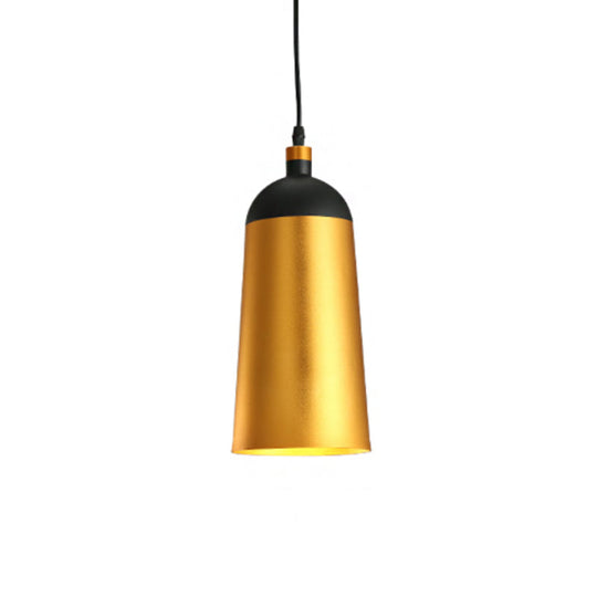 Contemporary Metal Drop Lamp - Geometric Design Dining Room Pendant Light Kit Black / 6