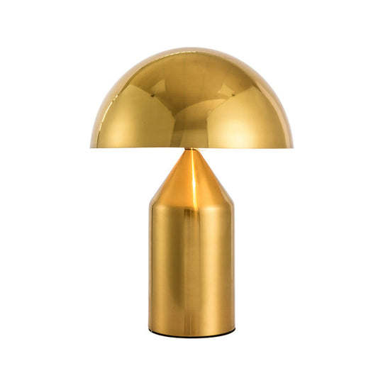 Mushroom Nightstand Lamp: Minimalist Metal 1-Head Modern Lighting For Living Room