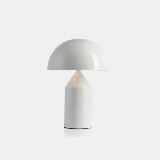 Mushroom Nightstand Lamp: Minimalist Metal 1-Head Modern Lighting For Living Room