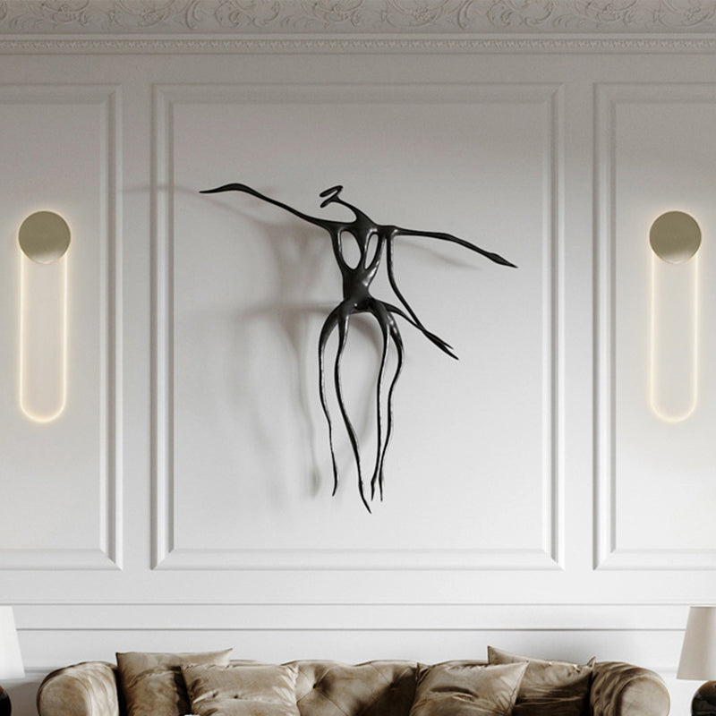 Gold Led Bedroom Wall Mount Light Fixture - Contemporary Oblong Lighting Ideas / 31.5