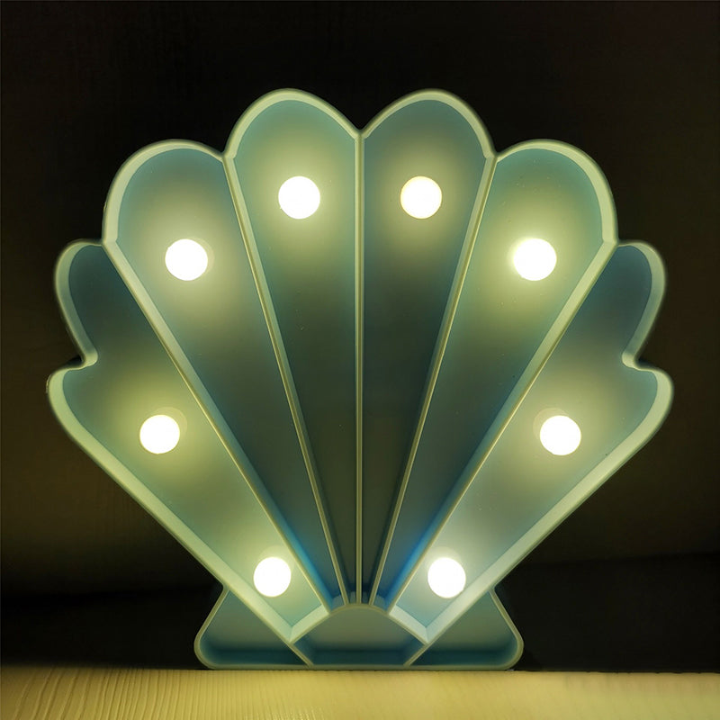 Kids Led Night Lamp - Animal Nightstand Light For Childrens Bedroom Blue / C