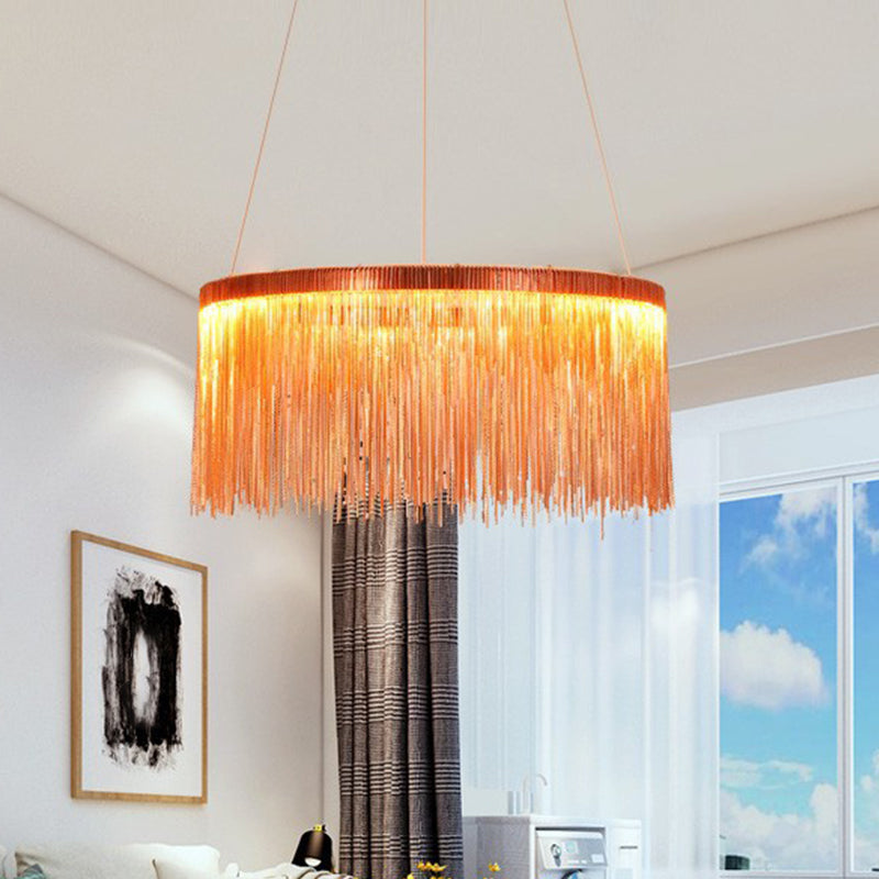 Minimalistic LED Aluminum Chandelier Pendant Light – Perfect for Living Room Ceiling