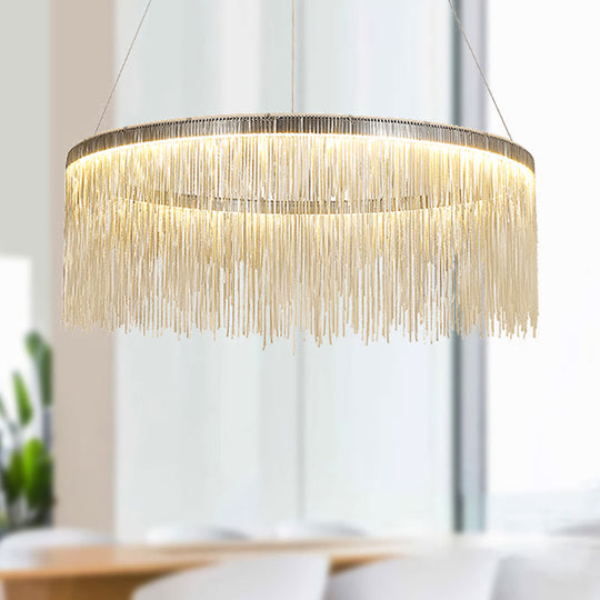 Minimalistic LED Aluminum Chandelier Pendant Light – Perfect for Living Room Ceiling