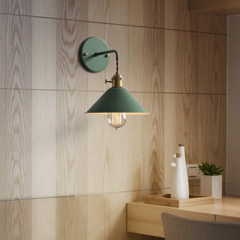 Sleek Metal Wall Light Fixture - Simplicity At Its Finest Ideal For Living Room Lighting Green