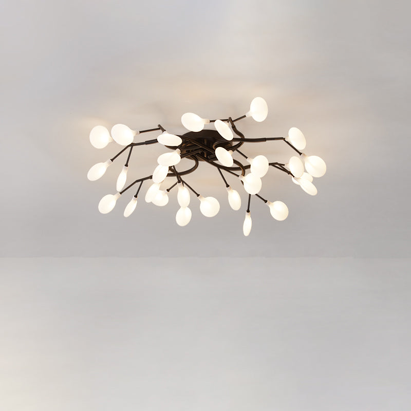 Contemporary Firefly Flush Mount Led Ceiling Light For Living Rooms