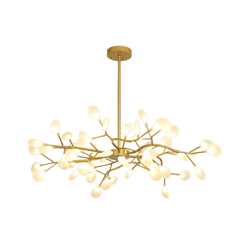 Wireframe Pendant Lamp: Minimal Led Chandelier For Living Room