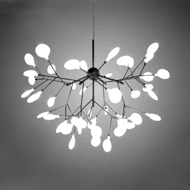 Contemporary Led Acrylic Chandelier Pendant Light For Living Room 220V-240V / 72 Negro
