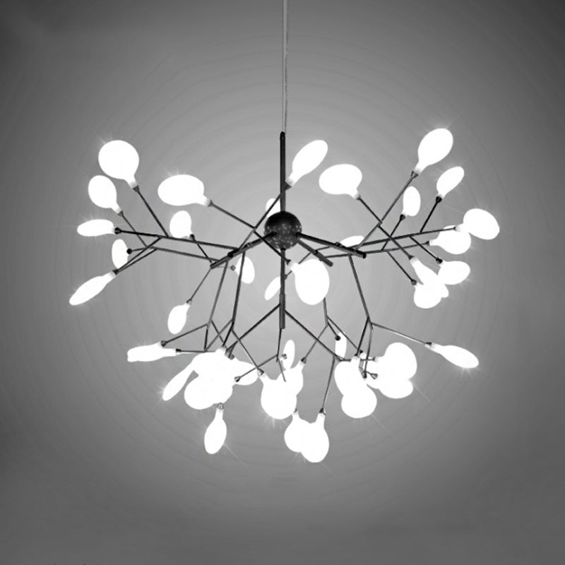 Contemporary Led Acrylic Chandelier Pendant Light For Living Room 220V-240V / 45 Negro