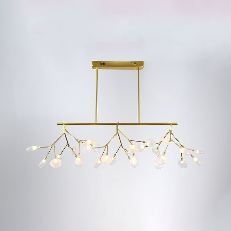 Contemporary Heracleum Island Pendant Light For Modern Dining Rooms 27 / Gold