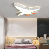 White Acrylic Led Flush Mount Light: Plane Shape Simplicity Nursery Ceiling Lighting