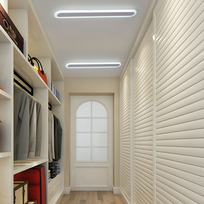 Modern Strip Led Wall Mounted Bedroom Light - Sleek Metal Simplicity Sconce Lighting White / 16 Warm